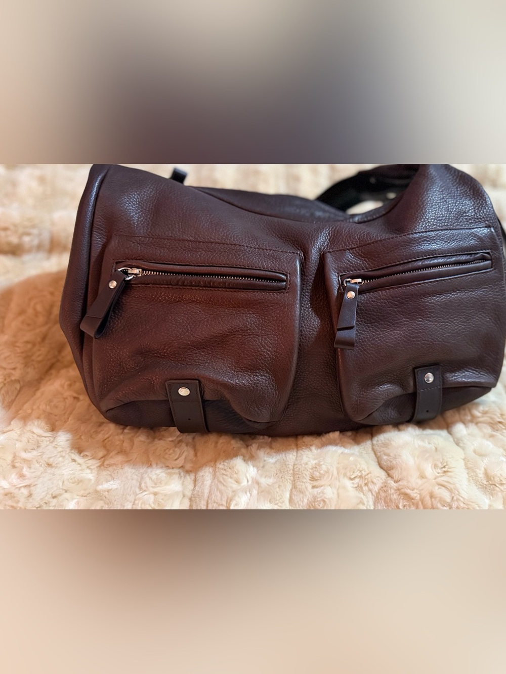 Brown Furla Hobo Bag Vintage